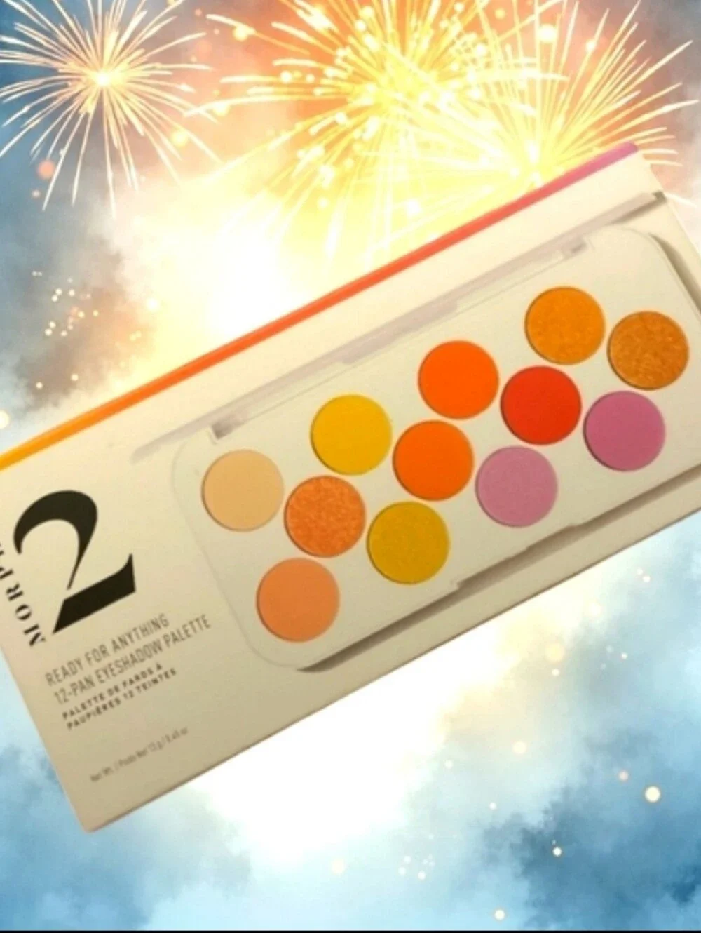 Morphe Bright Warm & Pink 12-Pan Eyeshadow Palette